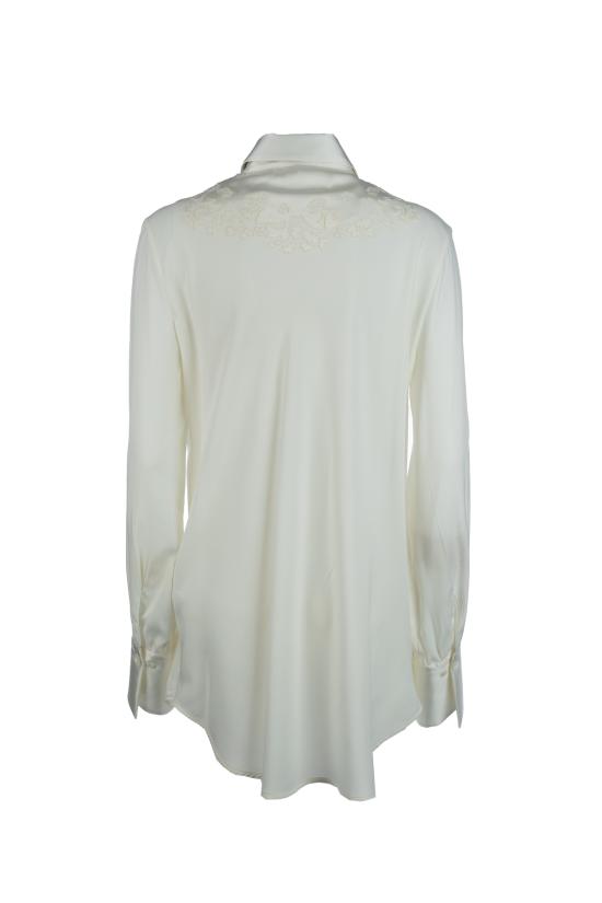 25FW 에르마노 설비노 셔츠 D472K361HKC 10602 BIANCO PERLA - ERMANNO SCERVINO