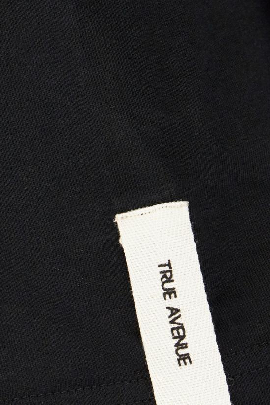 25FW 트루 에비뉴 반팔 티셔츠 LIASOFTCOTTON BLACK - TRUE AVENUE