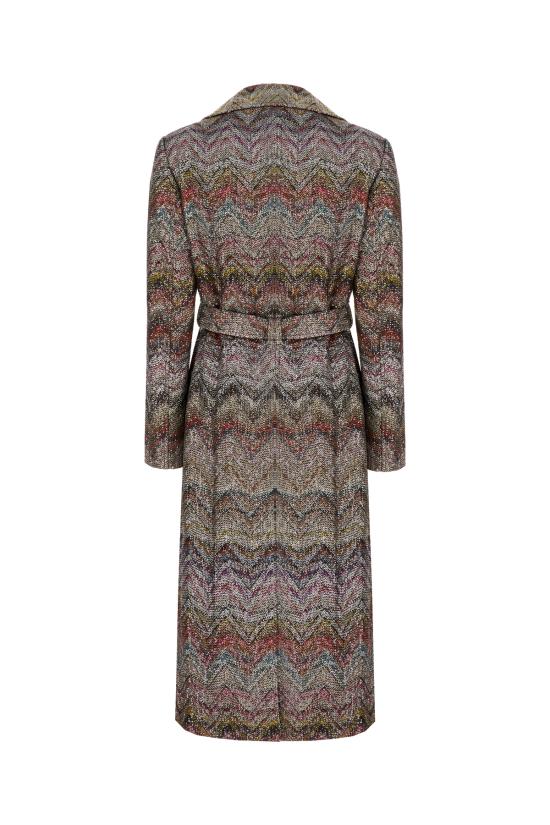 25FW 미소니 트렌치 코트 DS25WC0GBC005G S01HU LIGHT MULTICOLOR - MISSONI