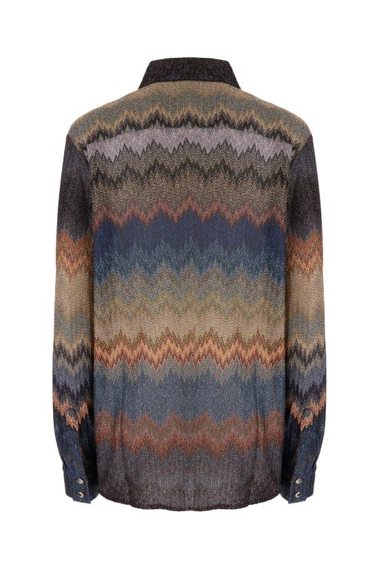 25FW 미소니 셔츠 DS25WJ0IBR012K S72LF TONES DARK - MISSONI