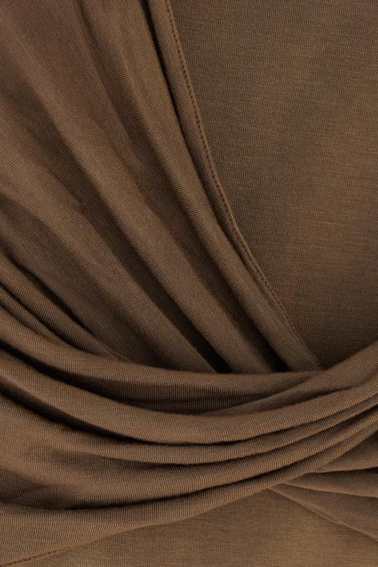 25FW 우마 왕 긴팔 티셔츠 UW1037 UW416 OLIVE BROWN - UMA WANG