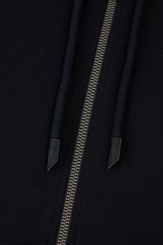 25FW 에르메네질도제냐 후드 티셔츠 G859UG553A2 B09 NAVY BLUE - ERMENEGILDO ZEGNA