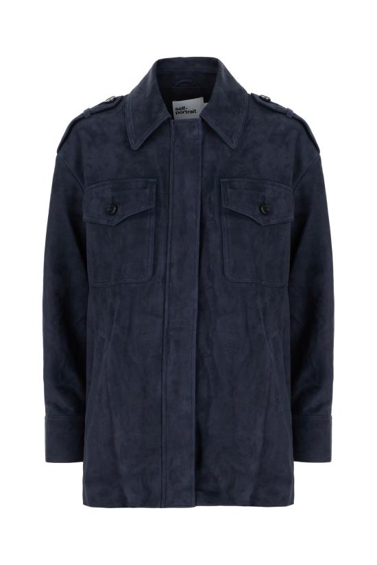 25FW 셀프 포트레이트 자켓 AW25134JN NAVY