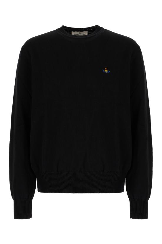 25FW 비비안웨스트우드 스웨터 27010012Y003Y N401 BLACK