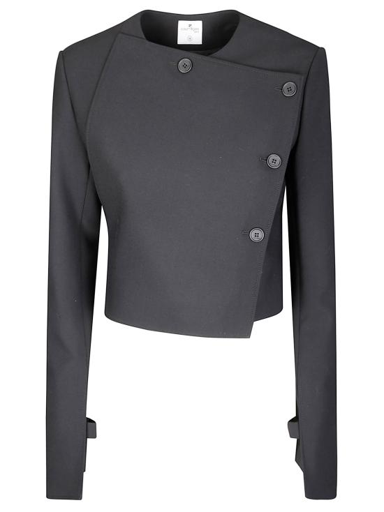 25FW 쿠레쥬 자켓 425CVE137PL0170 9999 BLACK