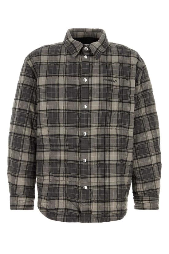 25FW 오프화이트 긴팔 셔츠 OMES01AF25FAB002 0710 Checked