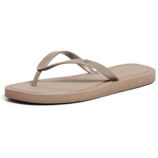  토리버치 샌들 키라 패디드 플립플랍 마운틴 그레이/실버