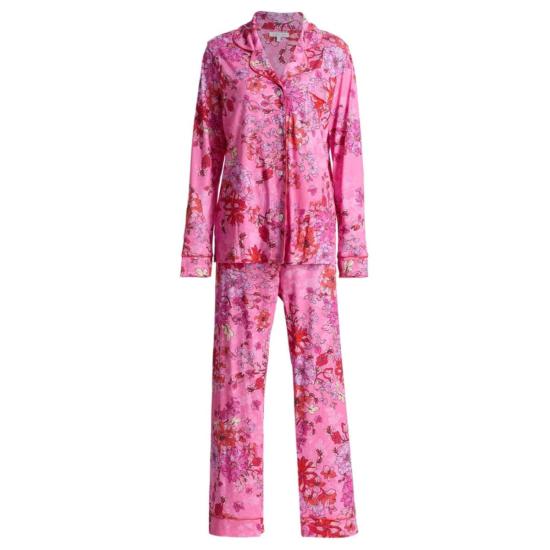  조니 와스 라운지 웨어 조니는 칼리 파자마 세트 로벨리아였습니다