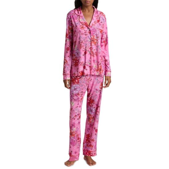  조니 와스 언더웨어 조니는 칼리 파자마 세트 로벨리아였습니다 - JOHNNY WAS