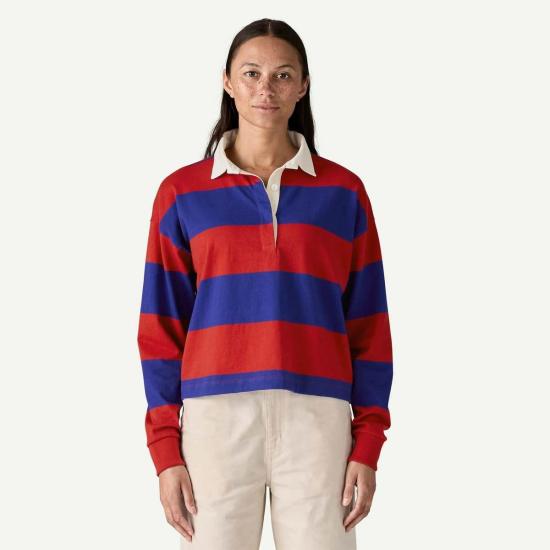  파타고니아 폴로 티셔츠 L/S 럭비 셔츠 와이드 스트라이프 - PATAGONIA