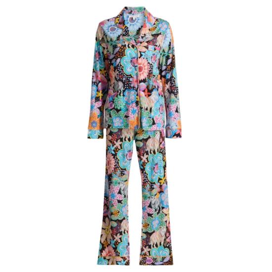  조니 와스 라운지 웨어 Johnny Was Carly Pj Set Caetana All Over Print