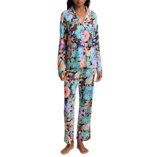  조니 와스 라운지 웨어 Johnny Was Carly Pj Set Caetana All Over Print - JOHNNY WAS