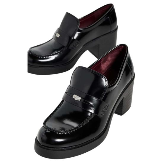  토리버치 로퍼 클래식 힐 러그  50mm 퍼펙트 블랙 - TORY BURCH