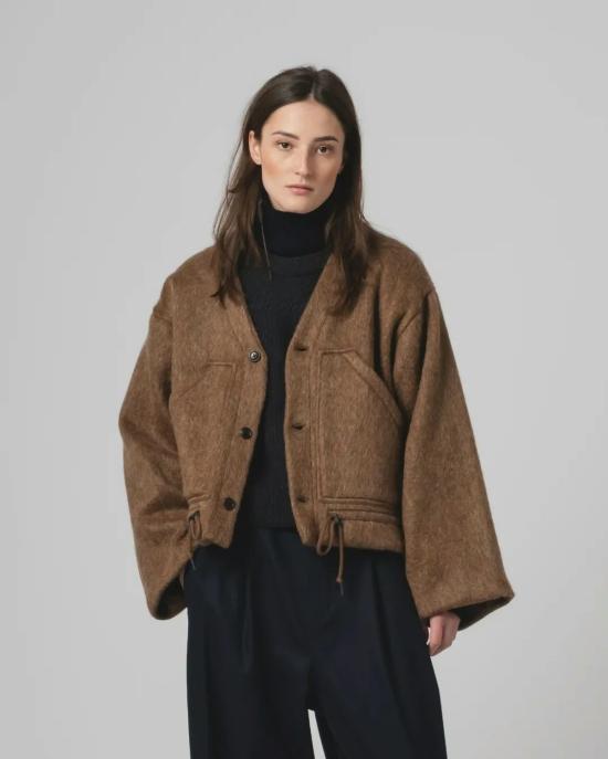  걸스오브더스트 무스탕 걸스 오브 더스트 리액터 재킷 모헤어 플리스 재킷 - GIRLS OF DUST