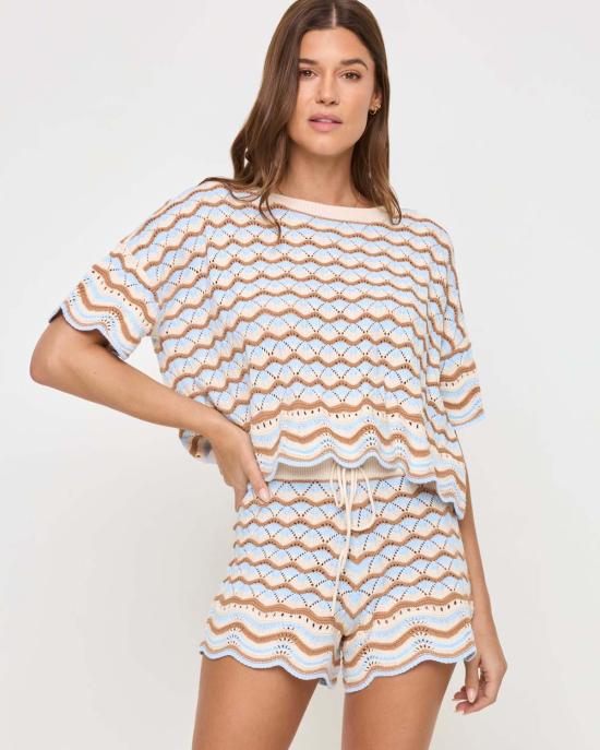  엘스페이스 블라우스 L스페이스 선체이서 탑 노스 쇼어스 - L SPACE