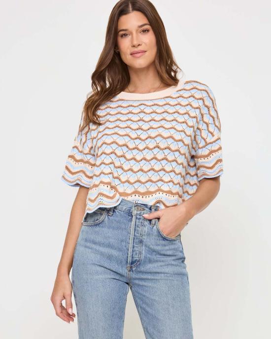  엘스페이스 블라우스 L스페이스 선체이서 탑 노스 쇼어스 - L SPACE