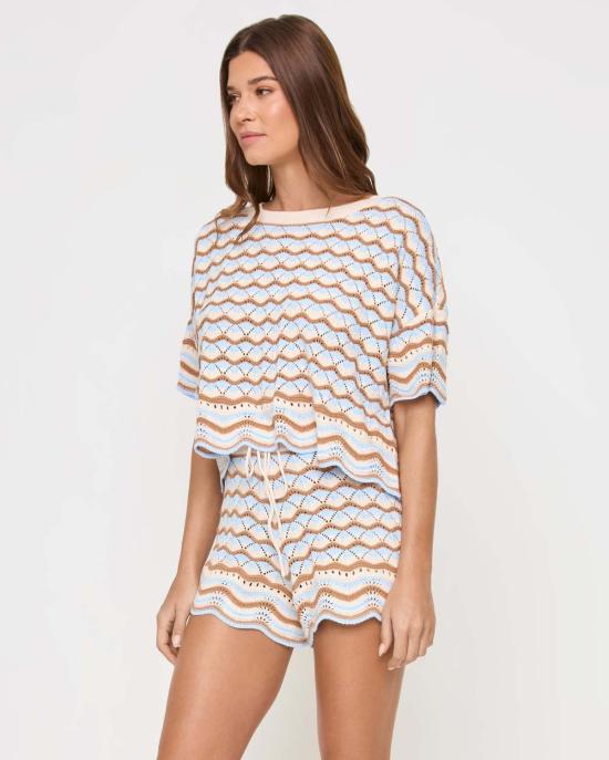  엘스페이스 블라우스 L스페이스 선체이서 탑 노스 쇼어스 - L SPACE