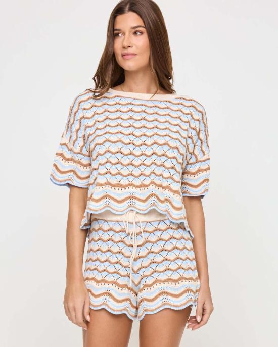  엘스페이스 블라우스 L스페이스 선체이서 탑 노스 쇼어스 - L SPACE