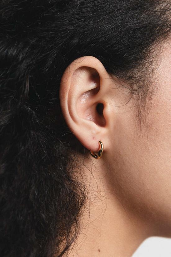  울프 시러스 이어링 울프 서커스 로완 후프스 골드 - WOLF CIRUS