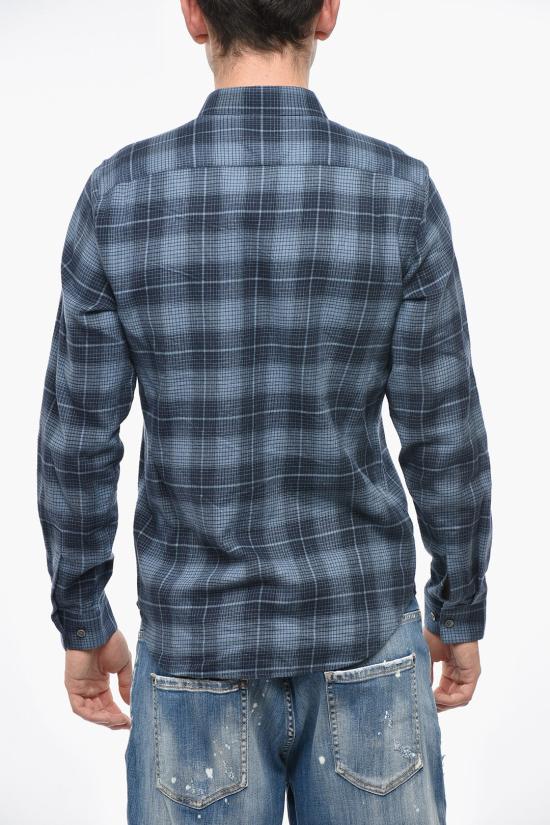  띠어리 긴팔 셔츠 J1074530 FROST MULTI Blue - THEORY