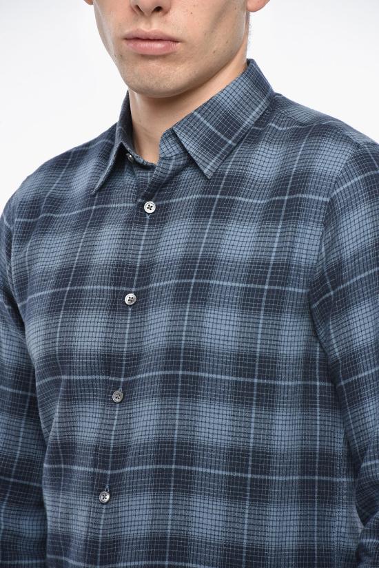  띠어리 긴팔 셔츠 J1074530 FROST MULTI Blue - THEORY