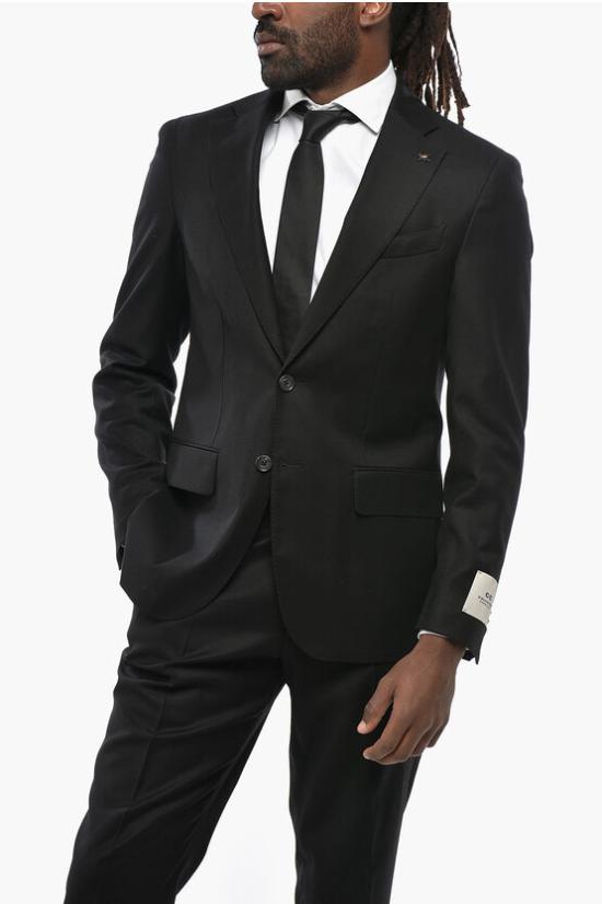  꼬르넬리아니 수트 세트 267Z63 2668557 020 Black - CORNELIANI