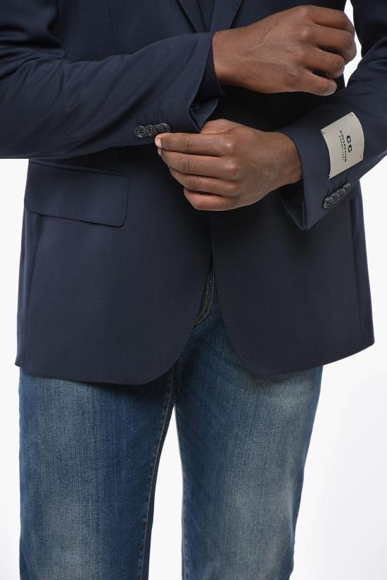  꼬르넬리아니 수트 자켓 266Z86 2668303 005 Blue - CORNELIANI