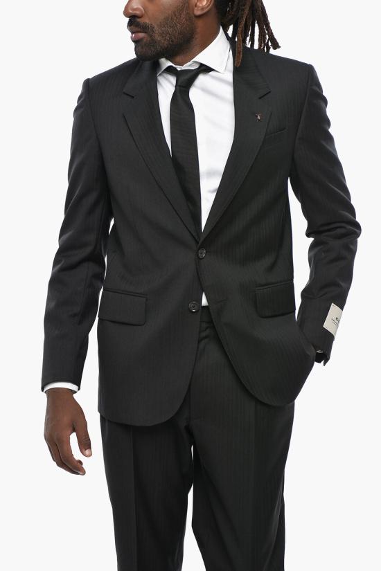  꼬르넬리아니 수트 세트 267Q10 2667323 020 Black - CORNELIANI