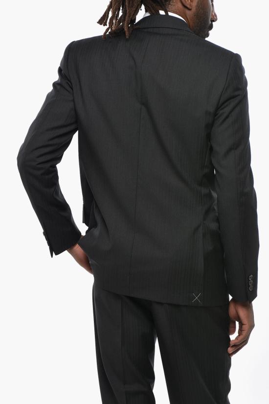  꼬르넬리아니 수트 세트 267Q10 2667323 020 Black - CORNELIANI