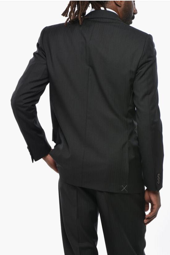  꼬르넬리아니 수트 세트 267Q10 2667323 020 Black - CORNELIANI