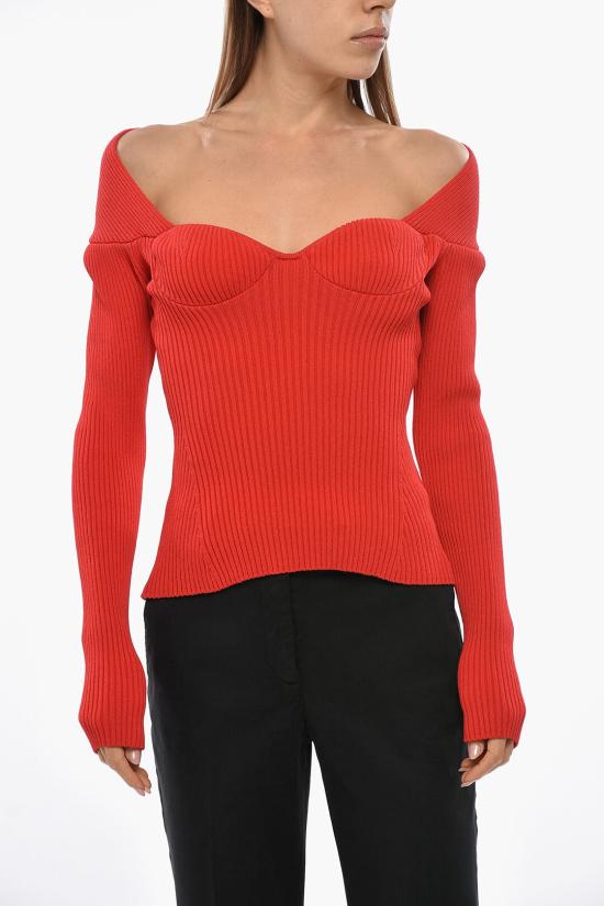  마그다뷰트림 긴팔 티셔츠 325924 60 Red