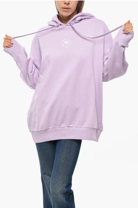  스텔라 맥카트니 후드 티셔츠 6J0264 3SPZ28 5305 Violet