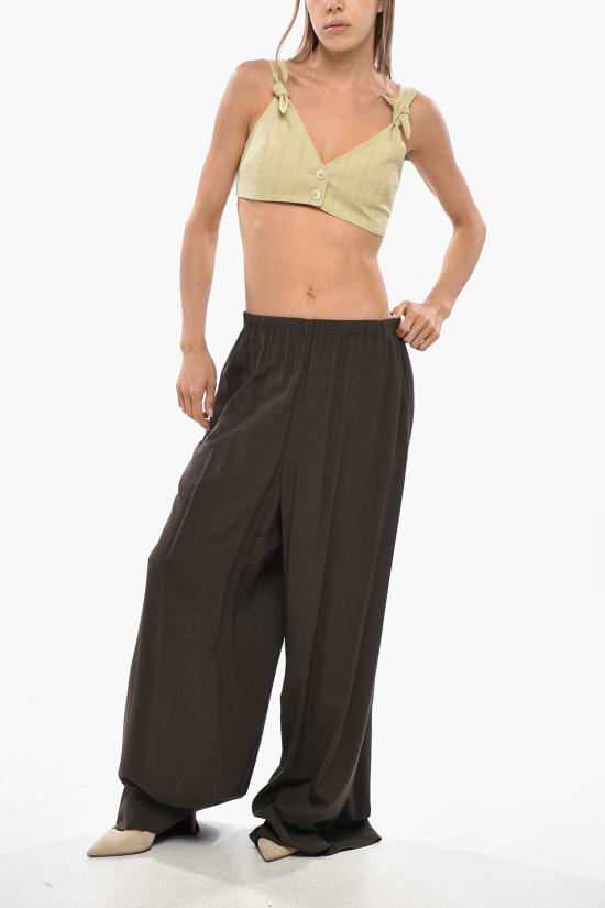  퀴라 스트레이트 팬츠 QUPZ30007AQZ017 201 Brown - QUIRA