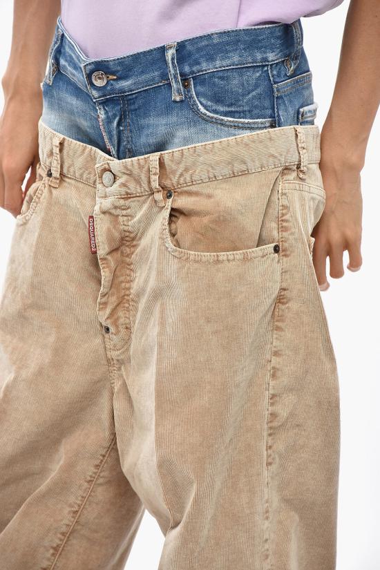  디스퀘어드2 스트레이트 팬츠 S72LB0678S53162124 Beige - DSQUARED2