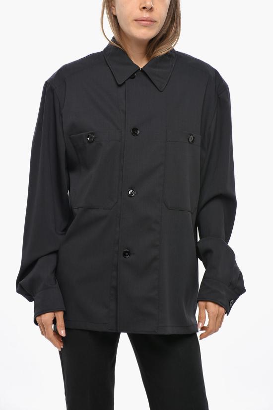  르메르 셔츠 JA1046 LF1210 BK995 Black