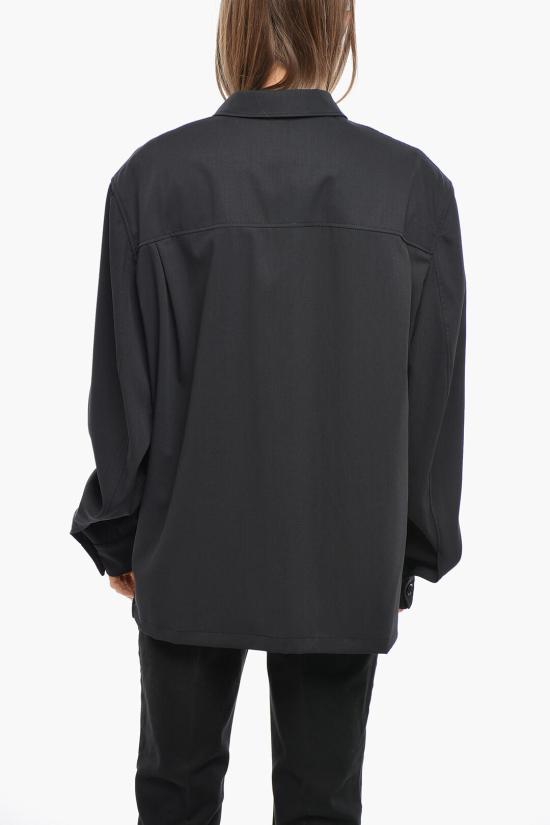  르메르 셔츠 JA1046 LF1210 BK995 Black - LEMAIRE