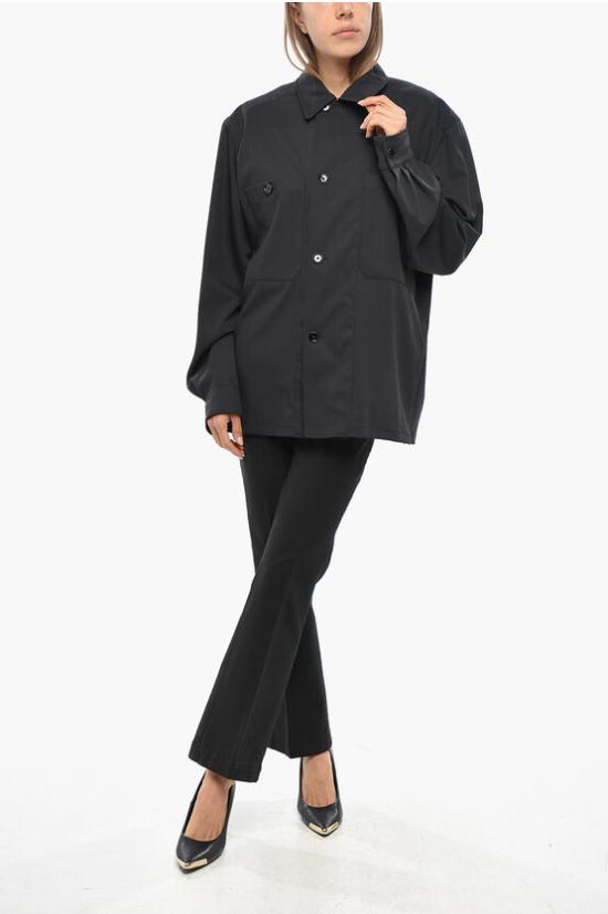  르메르 셔츠 JA1046 LF1210 BK995 Black - LEMAIRE