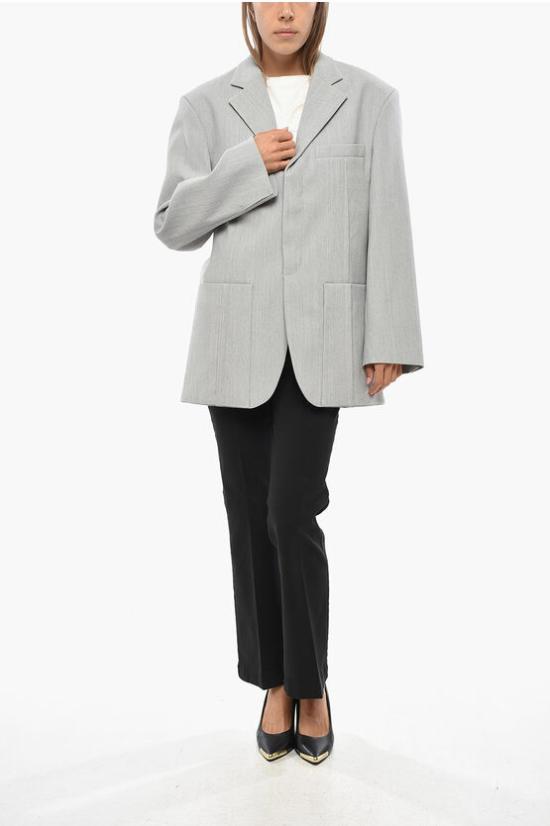  자크뮈스 수트 자켓 213JA101 1660 910 Gray - JACQUEMUS