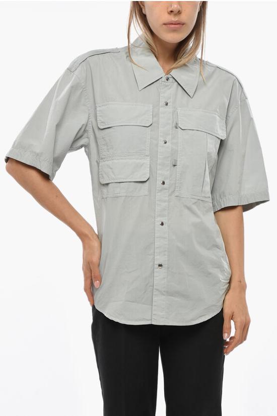  르메르 블라우스 SH1085 LF1218 BK888 Gray