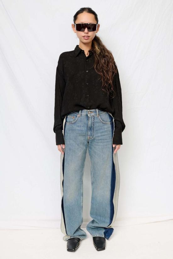  MM6 메종마르지엘라 데님 팬츠 Mm6 메종 마르지엘라 블루 5포켓 팬츠 - MM6 MAISON MARGIELA