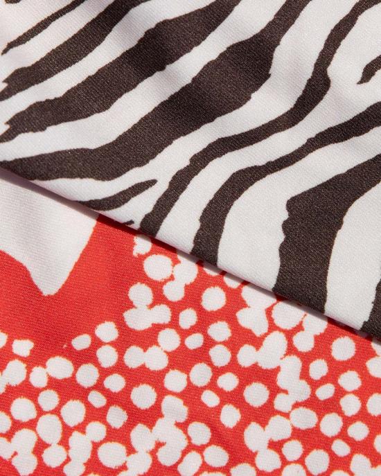  엘스페이스 비키니 수영복 LSpace 금지 비키니 바텀 동물 히비스커스 꽃 - L SPACE