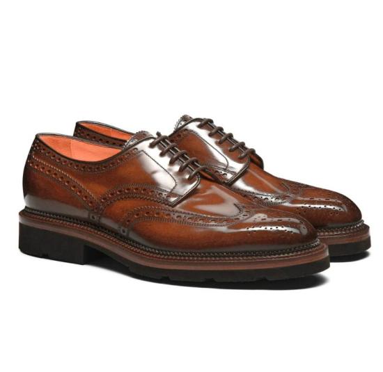 25FW 산토니 드레스 슈즈 MCCO15761JL4GNTGM48BROWN - SANTONI
