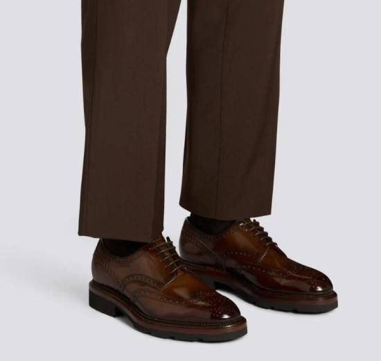 25FW 산토니 드레스 슈즈 MCCO15761JL4GNTGM48BROWN - SANTONI