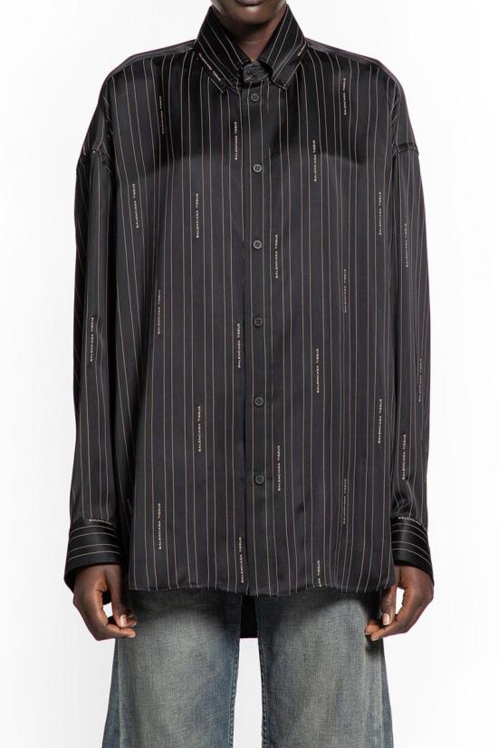 25FW 발렌시아가 블라우스 841012TSLA6 1264 Black