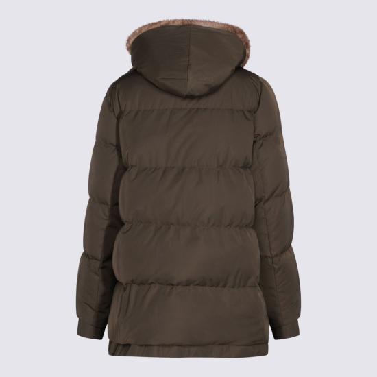 25FW 루 안드레아 숏패딩 YZ204050LUW5MAT2DKAKI - LOU ANDREA