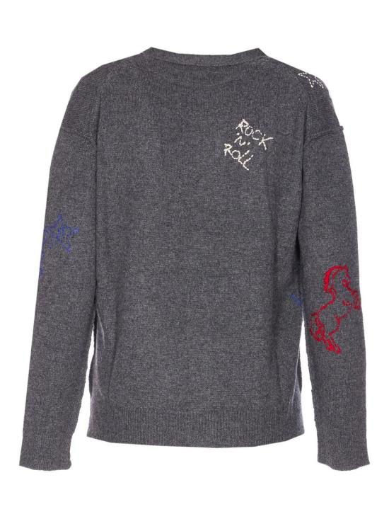 25FW 자딕앤볼테르 가디건 KWCA01630 61556 023 ANTHRACITE GREY - ZADIG & VOLTAIRE