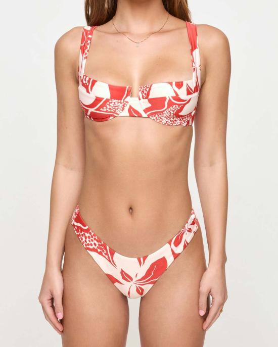  엘스페이스 비키니 수영복 LSpace Rocky 비키니 바텀 히비스커스 블룸 - L SPACE