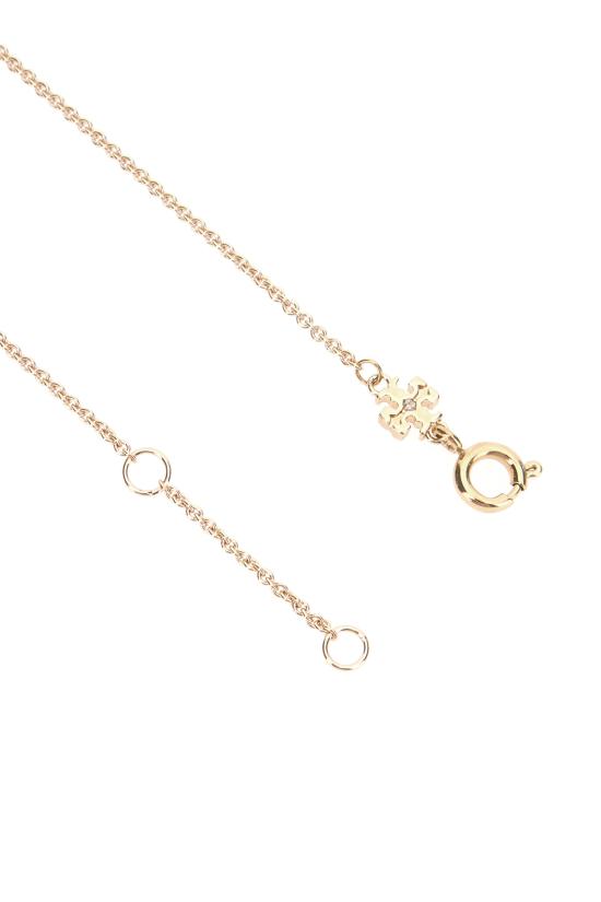 25FW 토리버치 키라 플라워 네크리스 158996700 TORY GOLD MOTHER OF PEARL DOM - TORY BURCH