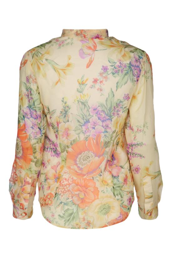 25FW 셀린느 셔츠 RC06T0415 GAI2 PALEYELLOWMULTICOLOR - CELINE