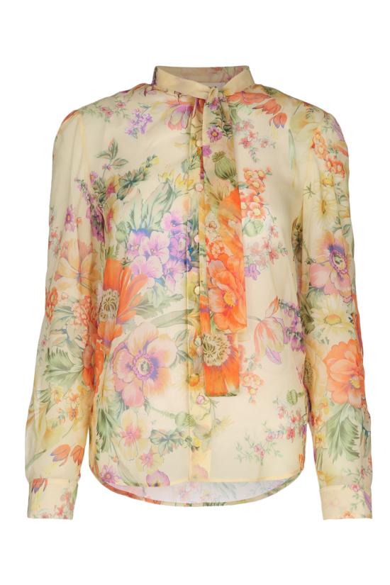 25FW 셀린느 셔츠 RC06T0415 GAI2 PALEYELLOWMULTICOLOR